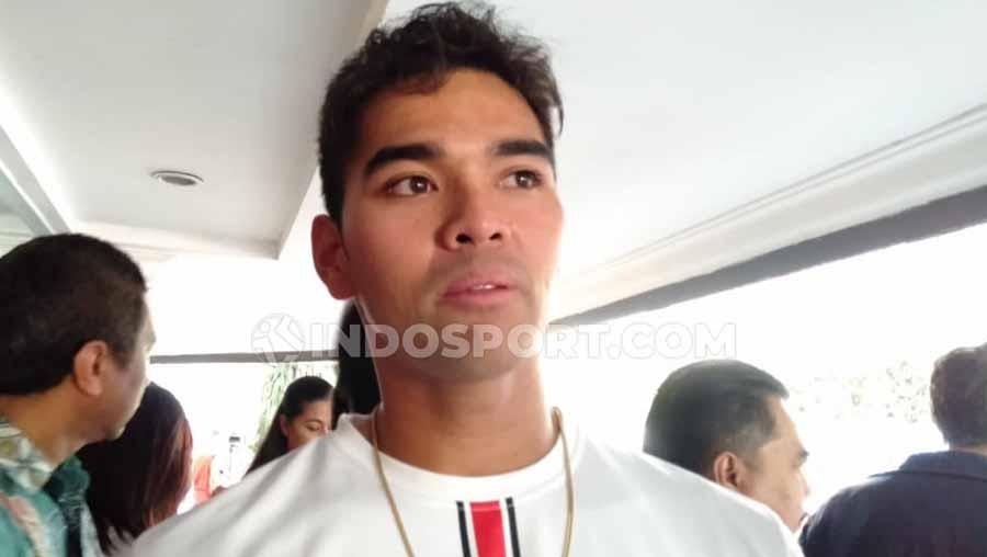 Aero Aswar, atlet Jetski Indonesia yang turut menghadiri acara Sertijab Menpora RI.
