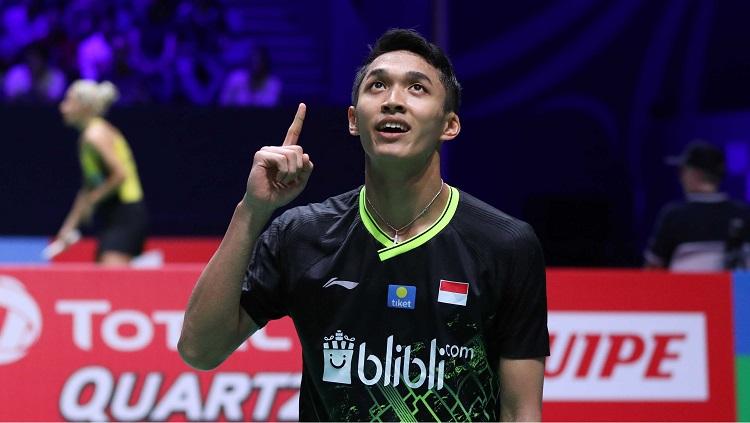 Tunggal putra Indonesia, Jonatan Christie, berhasil melangkah ke babak kedua Hong Kong Open 2019 usai menghentikan Wong Wing Ki Vincent, Rabu (13/11/19).