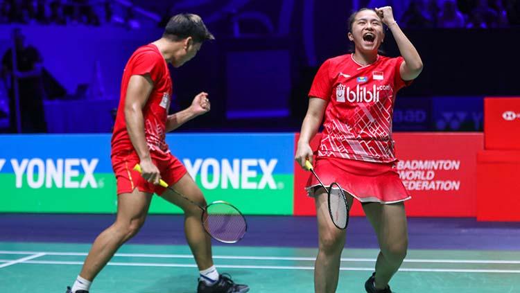 Berikut link live streaming Mola TV PBSI Home Tournament yang menampilkan duel sengit Praveen Jordan/Melati Daeva Oktavianti vs Adnan Maulana/Mychelle Bandaso.