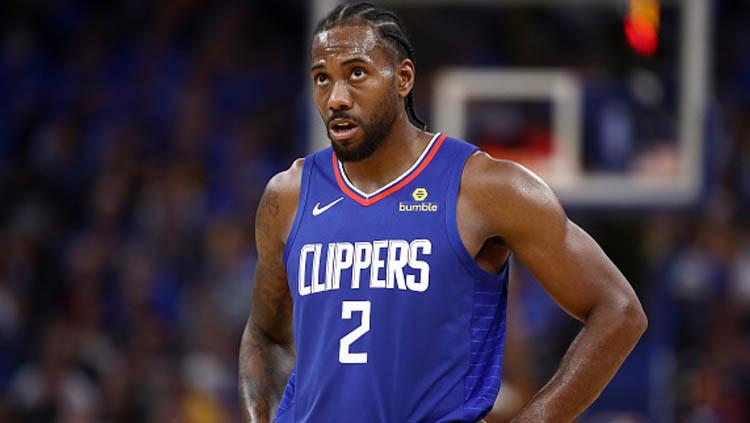Kawhi Leonard, bintang basket LA Clippers. Foto: Ezra Shaw/GettyImages.