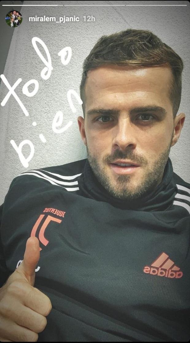 Miralem Pjanic memastikan cederanya sembuh dan siap tampil memperkuat Juventus. Copyright: Instagram/Miralem Pjanic