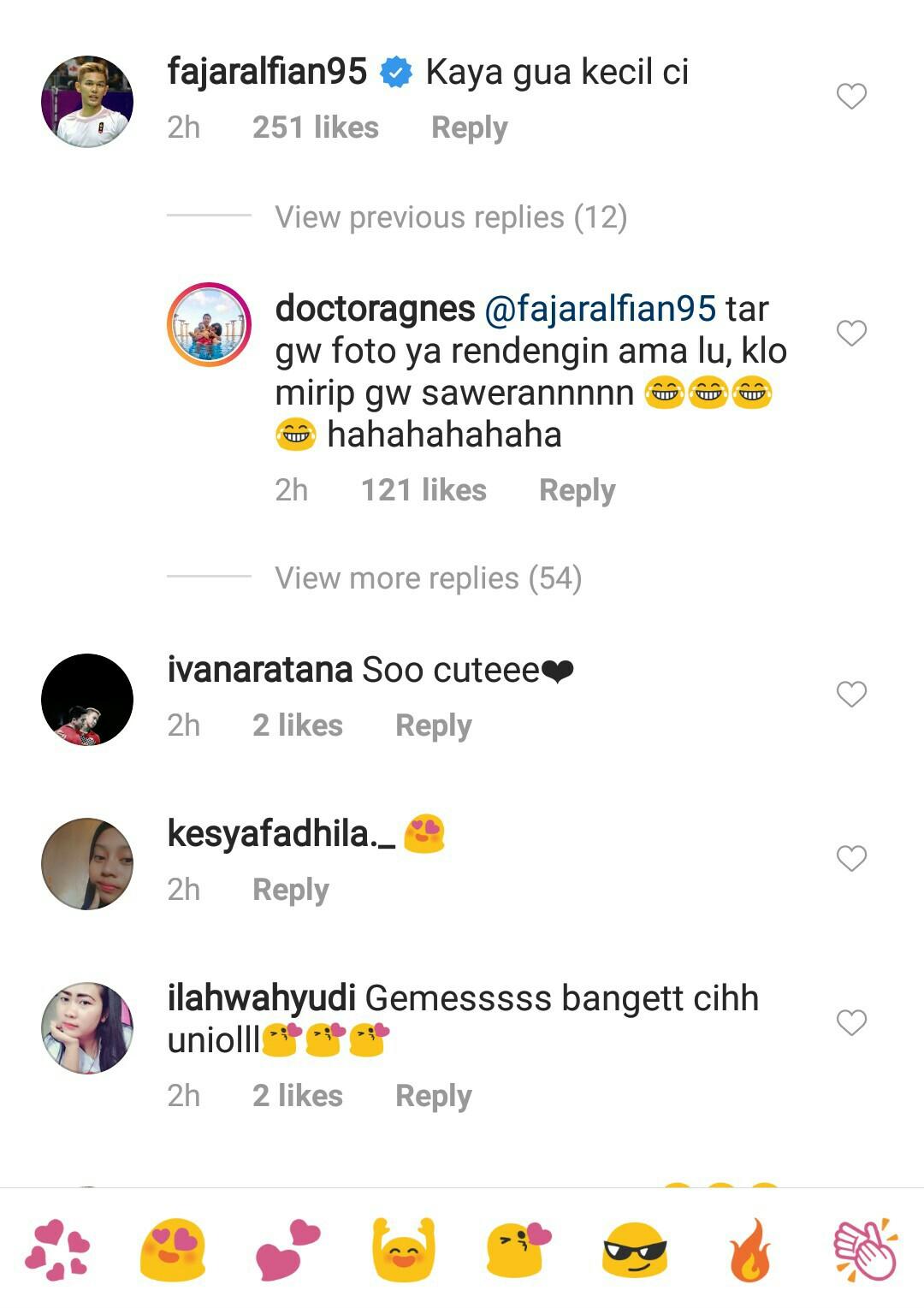 Fajar alfian sebut dirinya mirip anak marcus gideon Copyright: Instagram doctor agnes