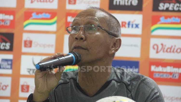 Bambang Nurdiansyah saat hadiri sesi konferensi pers jelang laga PSIS vs PSS di Stadion Maguwoharjo Copyright: Alvin Syaptia Pratama/INDOSPORT