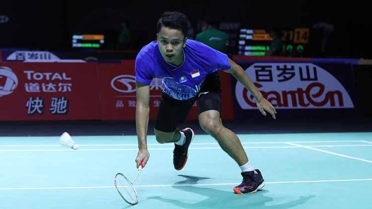 Anthony Sinisuka Ginting Kembali Ditundukkan Tunggal Putra Hong Kong Copyright: Humas PBSI