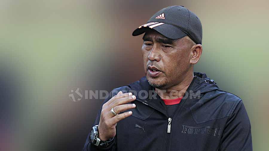 Salahudin, pelatih klub sepak bola Madura FC yang kemungkinan akan merapat ke Barito Putera.