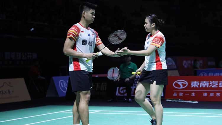 Pasangan ganda campuran Indonesia, Praveen Jordan/Melati Daeva Oktavianti mendapat sanjungan dari komentator asing atas permainan yang menawan. - INDOSPORT
