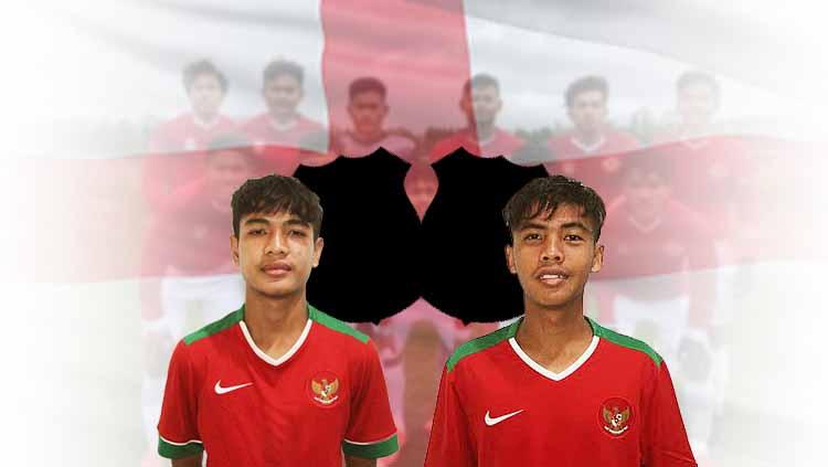 Brylian Aldama dan David Maulana, pemain asal Indonesia yang berkarir di Liga Kroasia.