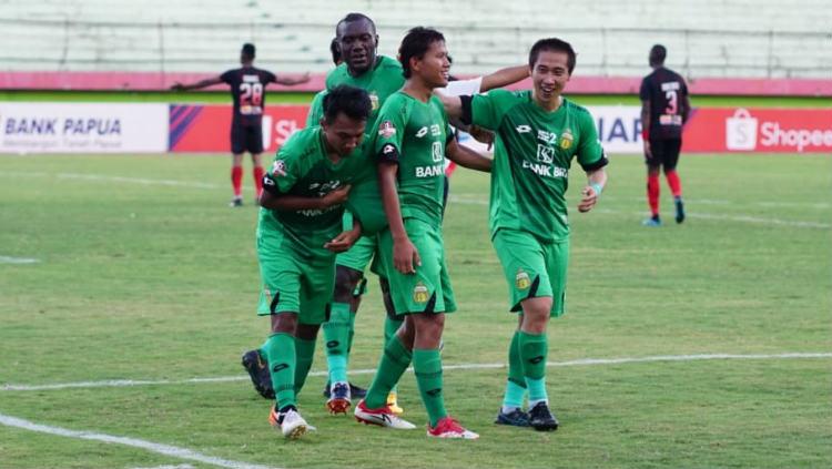Persipura Jayapura vs Bhayangkara di Liga 1 2019. - INDOSPORT