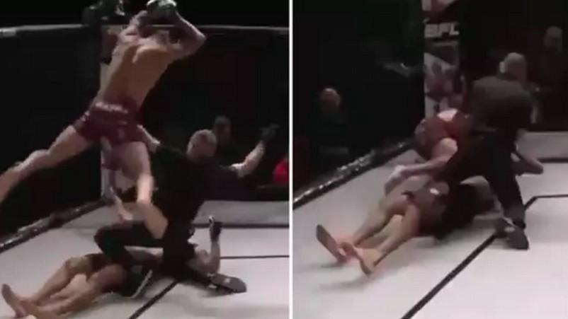 Petarung MMA yang tetap menghajar lawannya meski sudah KO - INDOSPORT