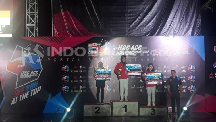 Indonesia berhasil menyapu bersih medali emas di Kejuaraan Panjat Tebing IFSC ACC Asian Championship 2019