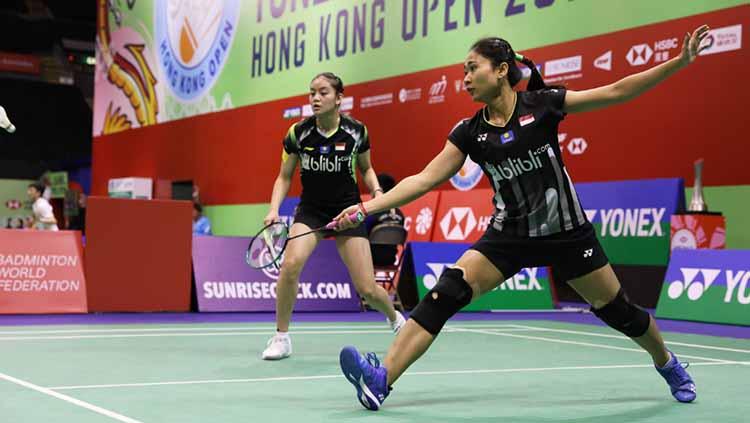 Ganda putri Indonesia Ni Ketut Mahadewi Istarani/Tania Oktaviani Kusumah tak mampu berbicara banyak di ajang Thailand Masters 2020.
