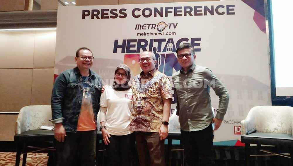 Metro Tv kembali menyelenggarakan Heritage Run 2019, ajang olahraga ini merupakan salah satu rangkaian event memperingati hari ulang tahun ke-19 Metro Tv. - INDOSPORT