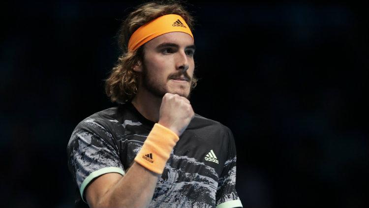 Stefanos Tsitsipas melaju ke putaran tiga US Open 2021. - INDOSPORT