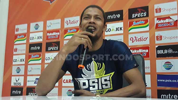 Jandia Eka Putra saat Hadiri Sesi Konferensi Pers usai Laga PSIS melawan Bali United Copyright: Alvin Syaptia Pratama/INDOSPORT
