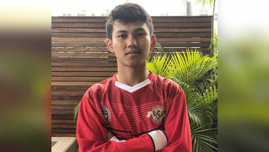 Muhammad Rafli Asrul, pemain Garuda Select II dari PSM Makassar U-16. Copyright: Instagram@mysupersoccer