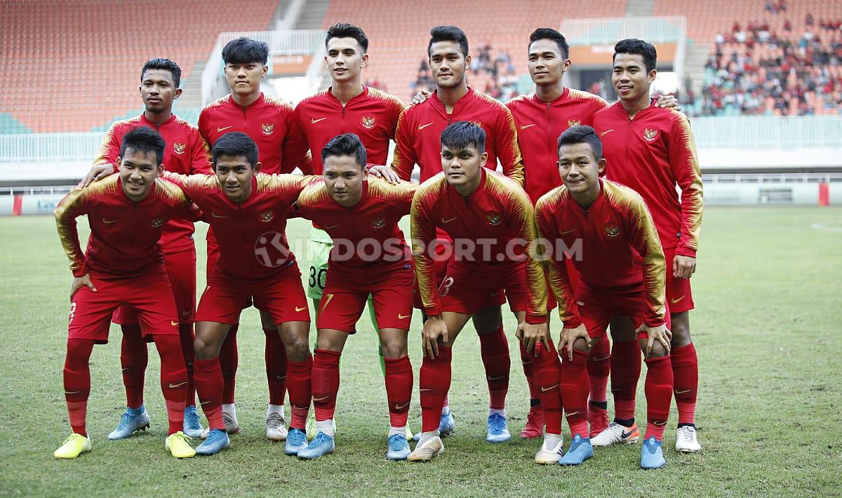 Skuat Timnas Indonesia U-23 yang berlaga di SEA Games 2019.
