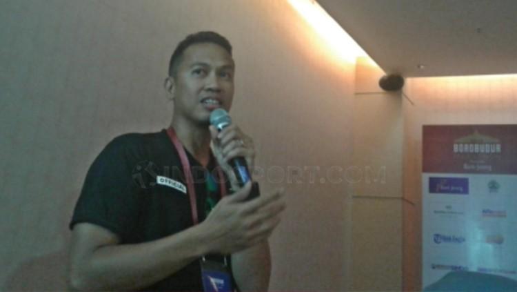 Race Director Borobudur Marathon 2019, Andreas Kansil, memastikan acara yang ditanganinya akan berlangsung lancar sampai selesai. - INDOSPORT