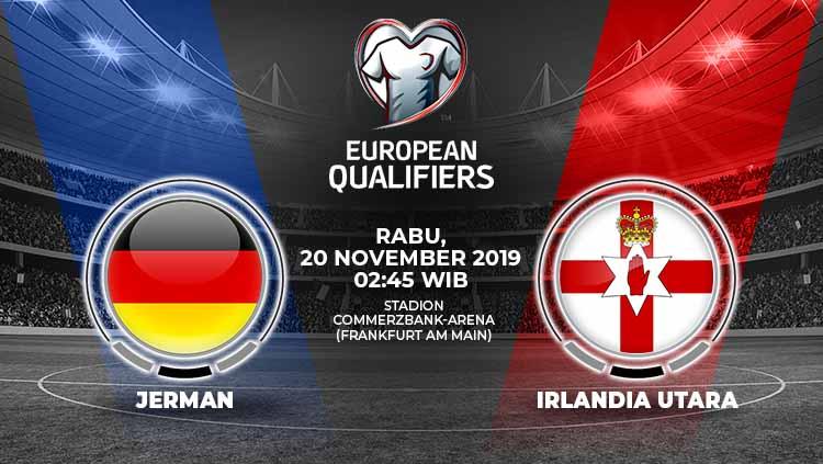 Link live streaming Kualifikasi Euro 2020, antara Jerman vs Irlandia Utara.