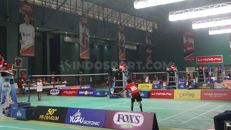 Situasi Hari Pertama Audisi PB Djarum yang diselenggarakan di Kota Kudus. - INDOSPORT