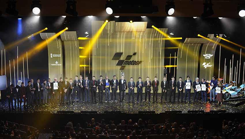 Kemeriahan acara FIM MotoGP Awards 2019.