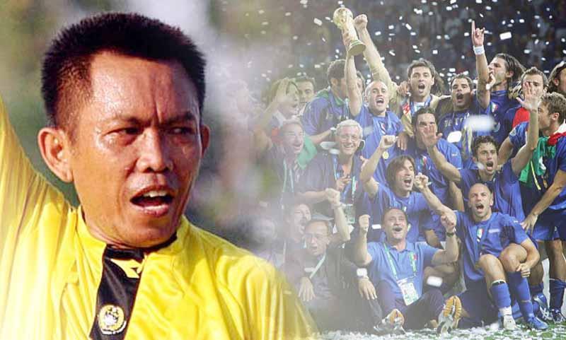 Jimmy Napitupulu, wasit Indonesia yang ikuti perjalanan Piala Dunia 2006.
