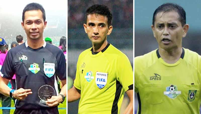 3 wasit sepak bola Indonesia berlisensi FIFA. Foto: jawapos/goal/bola