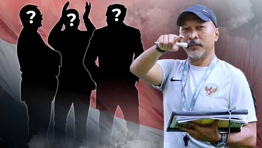 Fakhri Husaini dan ilustrasi pelatih. Foto: Instagram@garudapossible - INDOSPORT