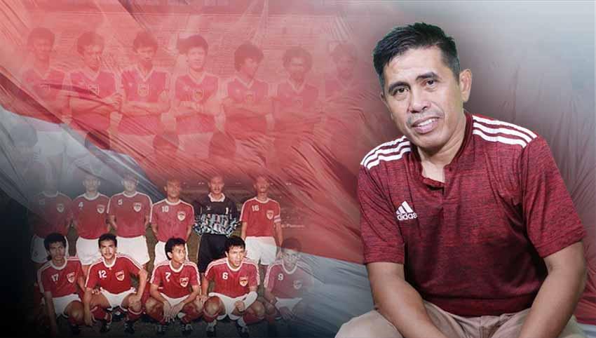 Hanafing salah satu pemain di Timnas Indonesia di Sea Games 1991. Foto: Roihan Susilo Utomo/INDOSPORT
