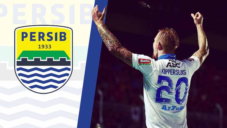 Kevin Van Kippersluis saat bermain untuk Persib Bandung di Liga 1 2019.