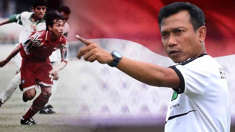 Pelatih klub Liga 2 Persita Tangerang, Widodo Cahyono Putro menjadi salah satu pemain yang berhasil mengantarkan Timnas Indonesia meraih medali emas SEA Games 1991. - INDOSPORT