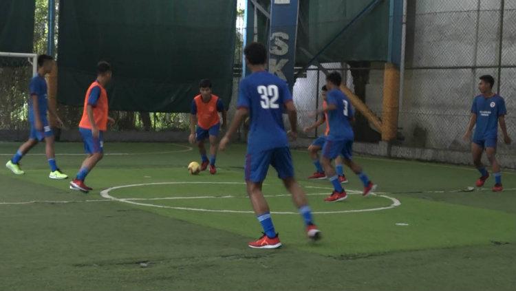 Tim Pelajar Indonesia siap melakoni laga semifinal 47th Asian School Football Championship (ASFC) U-18/2019 melawan Malaysia. - INDOSPORT