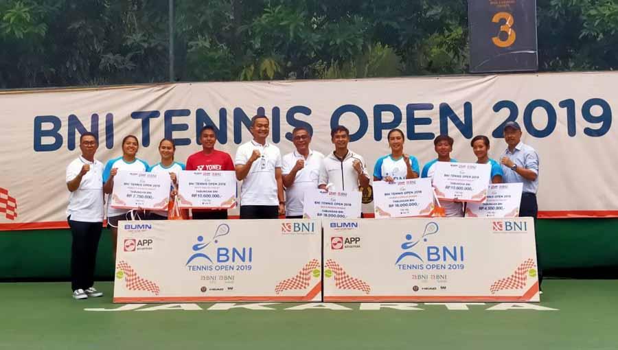 Para juara BNI Tennis Open 2019. - INDOSPORT