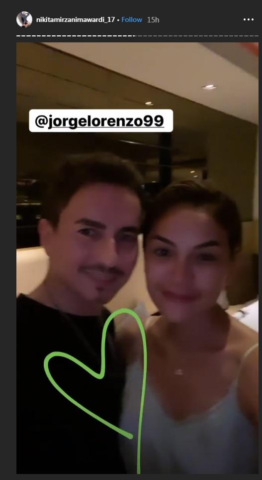 Jorge Lorenzo dan Nikita Mirzani di Bali. Copyright: Instagram/@nikitamirzanimawardi_17
