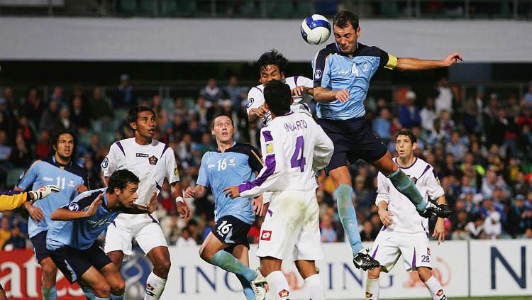 Situasi pertandingan Sydney FC vs Persik Kediri di Liga Champions Asia 2007.