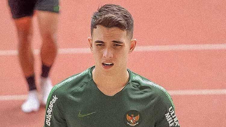 Nadeo Argawinata kiper Timnas Indonesia di Kualifikasi Piala Asia 2023.