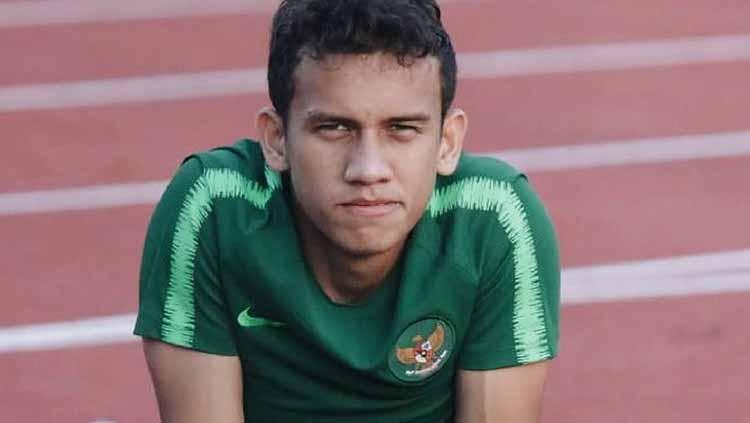 Dengan lapang dada memaafkan aksi pemain Singapura, Zulqarnaen, saat bentrok di SEA Games 2019, Egy Maulana Vikri dipuji media asing. - INDOSPORT