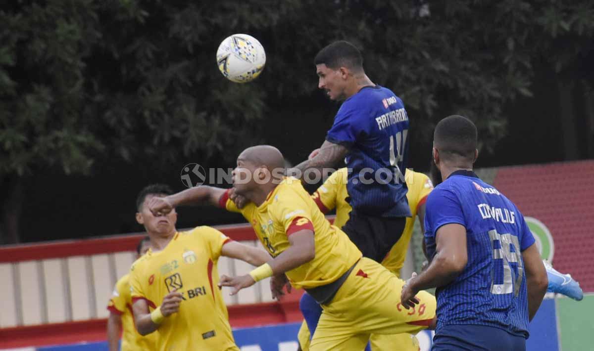 Setelah 90 menit, laga Bhayangara FC vs Arema FC dalam lanjutan Shopee Liga 1 2019 berakhir dengan skor 1-0 untuk kemenangan The Guardian.