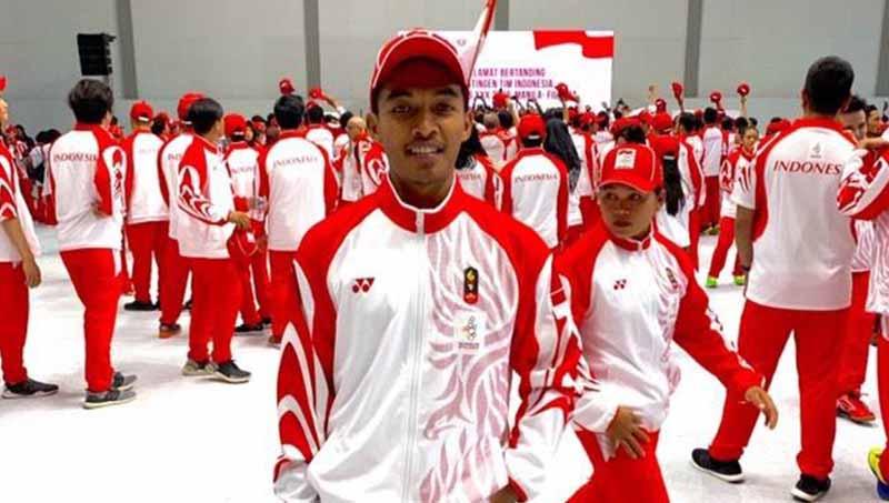Charis Hamdani saat hadiri acara pengukuhan Atlet SEA Games 2019 oleh Menpora.