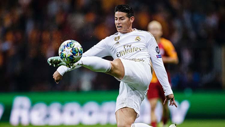 Gelandang serang klub Liga Spanyol, Real Madrid, James Rodriguez. Copyright: Eurasia Sport Images/Getty Images