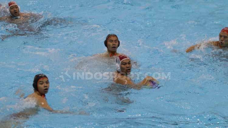 Tim Polo air putra Indonesia resmi meraih emas pertama untuk Tanah Air di SEA Games 2019, Jumat (29/11/19) waktu Filipina. - INDOSPORT