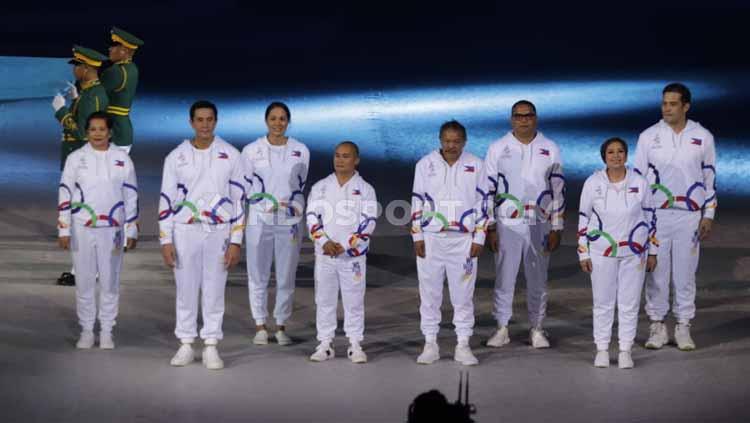 Perkenalan pihak tuan rumah di opening ceremony SEA Games 2019 di Philippine Stadium, Sabtu (30/11/19). Foto: Ronald Seger Prabowo/INDOSPORT