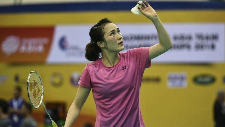 Pebulutangkis Vietnam, Vu Thi Trang yang mengalahkan Fitriani di SEA Games 2019. Copyright: Robertus Pudyanto/Getty Images