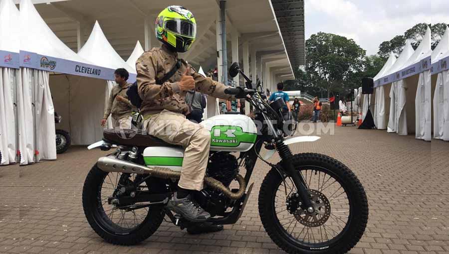 Pengunjung IIMS Motobike Expo 2019. - INDOSPORT