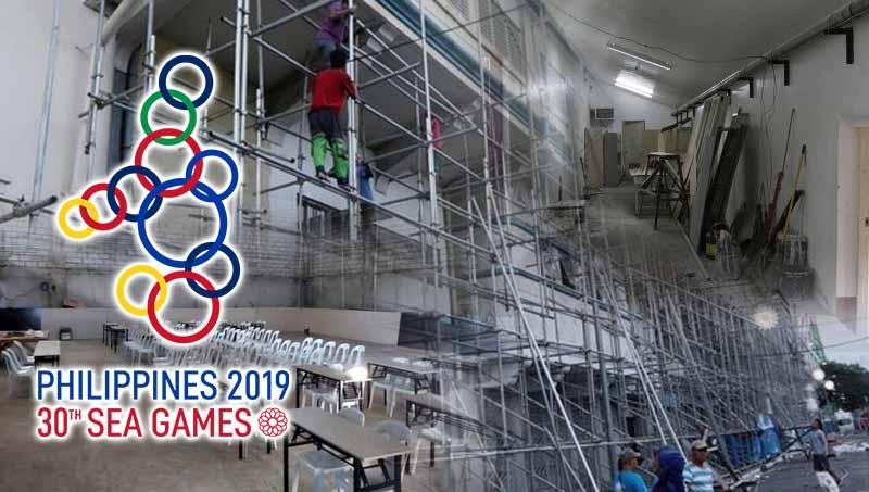 Permasalahan fasilitas amburadul di SEA Games di Filipina 2019. - INDOSPORT