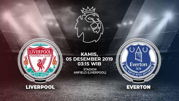 Derbi Merseyside yang mempertemukan Liverpool vs Everton memasuki edisi ke-285 dan akan diselenggarakan pada hari Kamis (05/12/2019) pukul 03.15 WIB di Anfield.