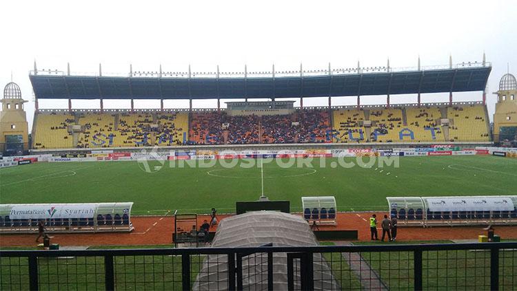 Suasana Stadion Si Jalak Harupat salah satu calon venue Piala Dunia U-20 2021.