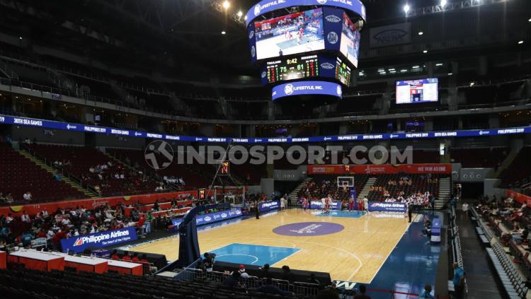 Mall of Asia Arena jadi salah satu venue pertandingan basket di SEA Games 2019. Foto: Ronald Seger Prabowo/INDOSPORT - INDOSPORT
