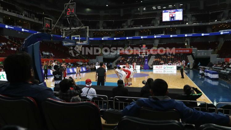 Mall of Asia Arena jadi salah satu venue pertandingan basket di SEA Games 2019. Foto: Ronald Seger Prabowo/INDOSPORT Copyright: Ronald Seger Prabowo/INDOSPORT