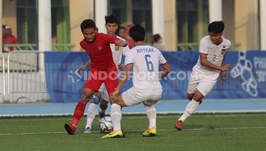 Timnas Indonesia U-23 lolos ke semifinal SEA Games 2019.
