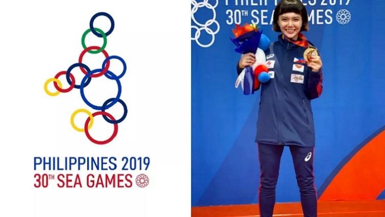 Karateka Filipina, Junna Tsukii, yang memenangkan medali emas di SEA Games 2019, mengaku di-bully pelatihnya sendiri. - INDOSPORT